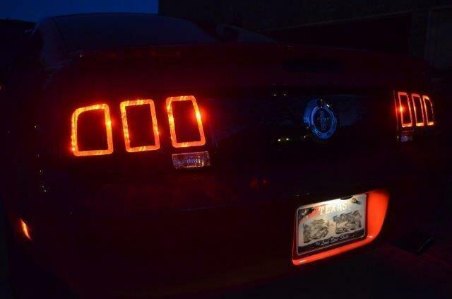 Anchor Room 05-09 Mustang to 2013 Style Vinyl Tail Light Conversion Kit
