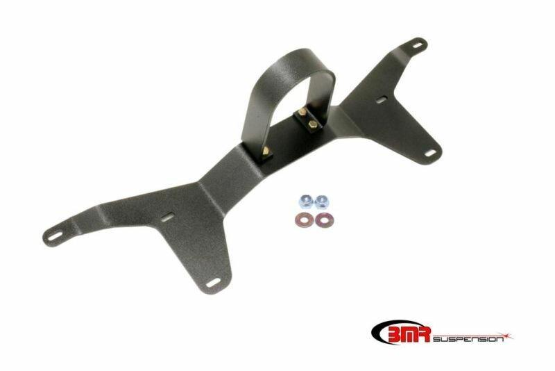 BMR Suspension DSL011H 2005-2014 Mustang Rear Tunnel Brace with Loop (Black Hammertone)