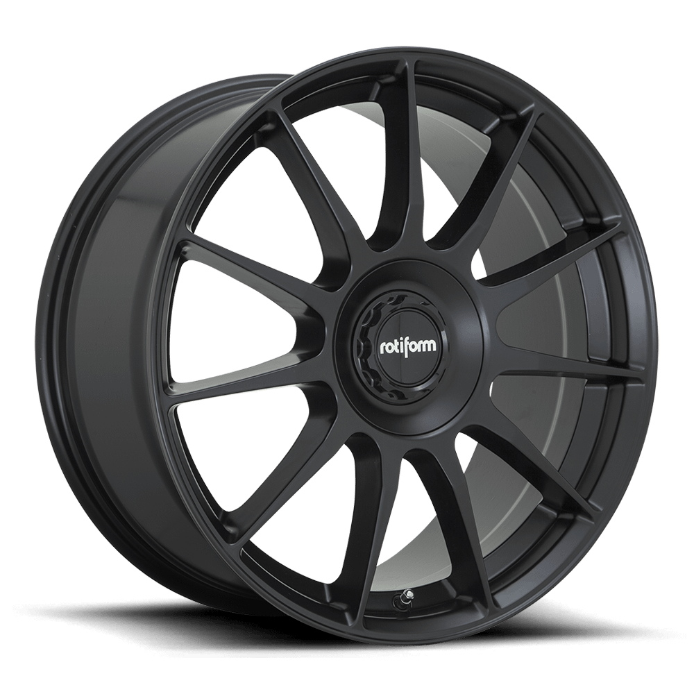 Rotiform R168 DTM Wheel - 19X8.5, 5X112/5X120 Bolt, 35 Offset, 6.13BS, Satin Black - R1681985F4+35A