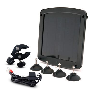 Battery Tender 12V 5Watt Solar Battery Charger with Windshield and Handlebar Mount - 021-1172