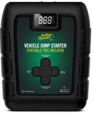 Battery Tender 800AMP Jump Starter 7200mAh Power Pack and 140 PSI Tire Inflator - 030-3010-WH