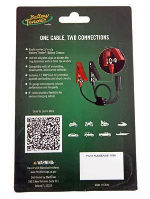 Battery Tender Alligator Clips and Ring Terminal Cable Combo Pack - 081-0180
