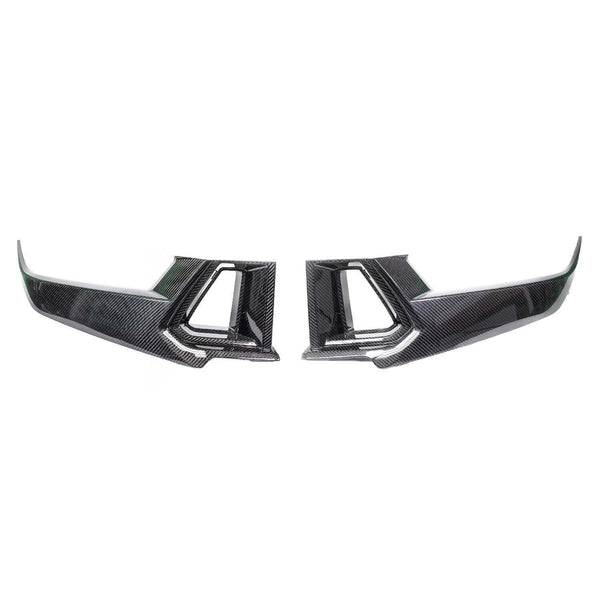 DX Carbon Carbon Fiber Upper Headlight Trim (2024-2026 Mustang Dark Horse) - 601204