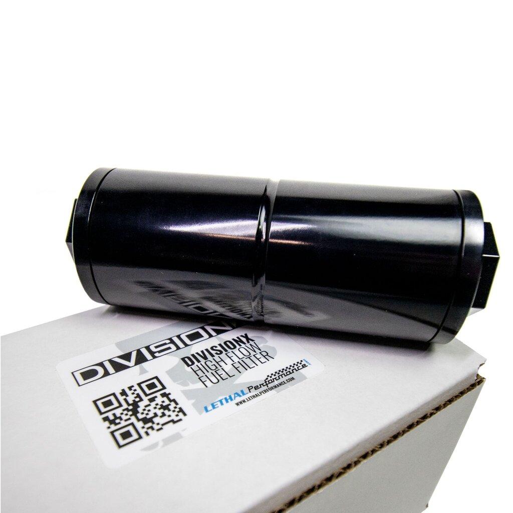 DivisionX 10 Micron High Flow Fuel Filter with Stainless Steel Element (E-85 and other ethanol based fuels)