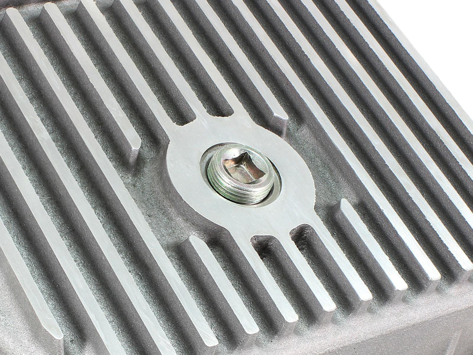 aFe POWER Transmission Pan Raw w/ Machined Fins - 46-70220