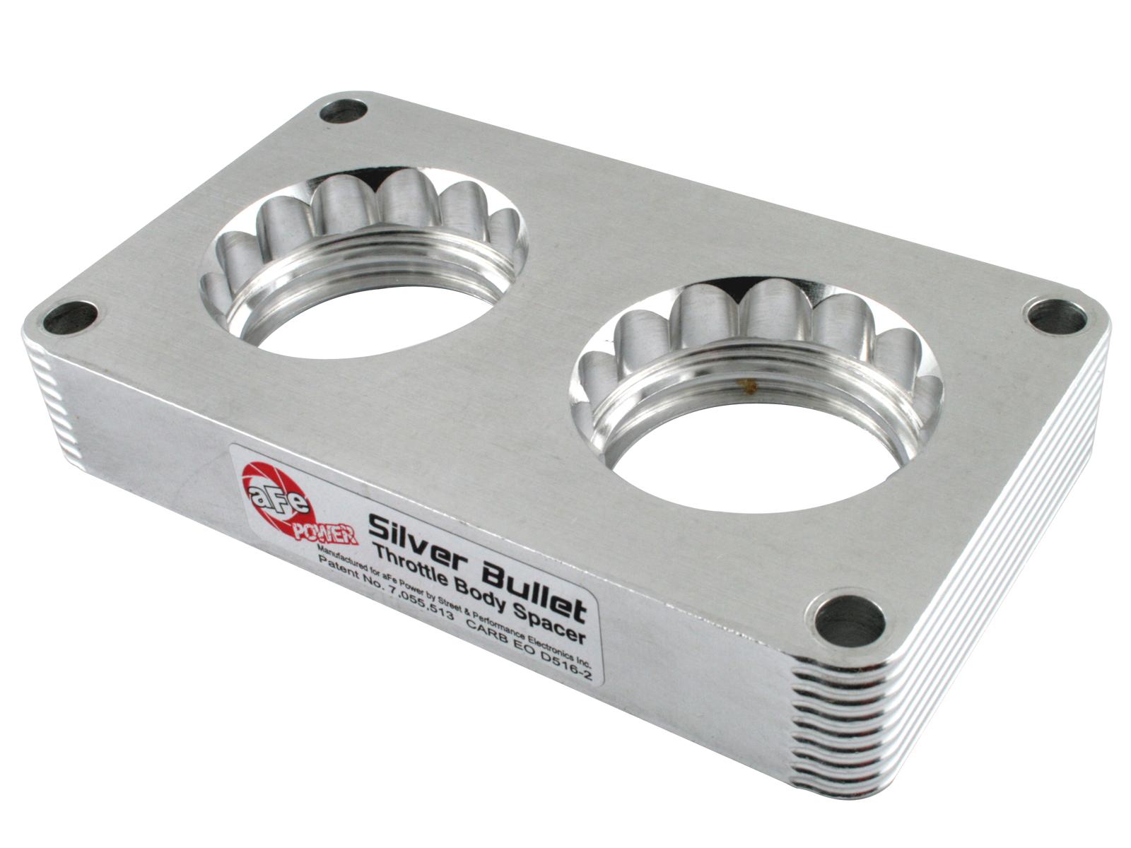 AFE Silver Bullet Throttle Body Spacer Kit (2005-2010 Mustang) - 46-33006