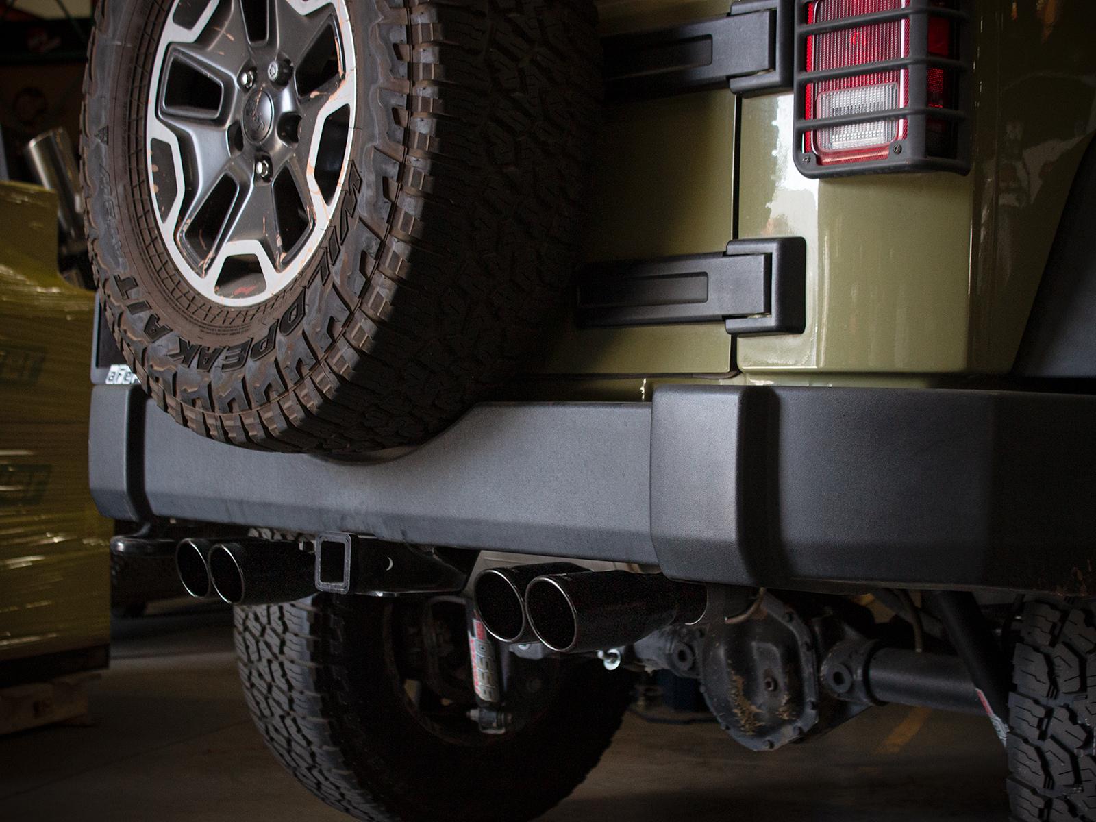 AFE Cat-Back Exhaust System (2007-2018 Jeep Wrangler V6-3.6/3.8L) - 49-38087-B