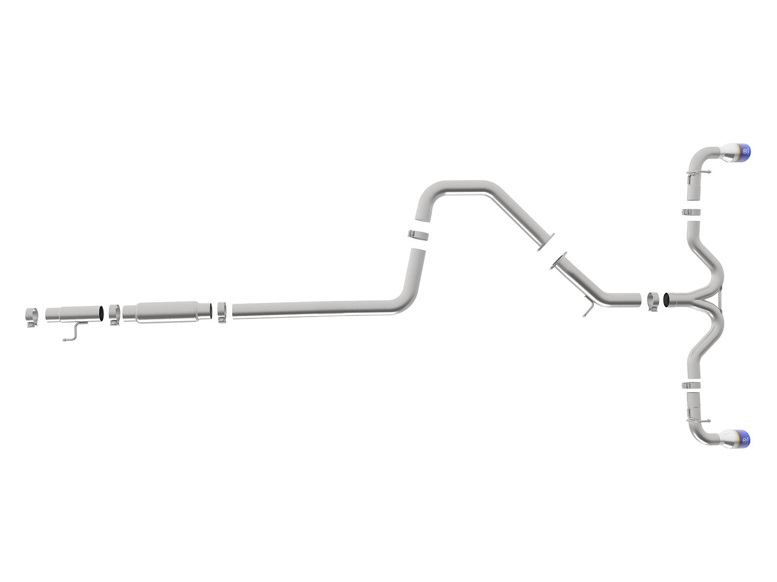 AFE Cat-Back Exhaust System (2018-2019 Hyundai Elantra L4-1.6L (t)) - 49-37003-1L