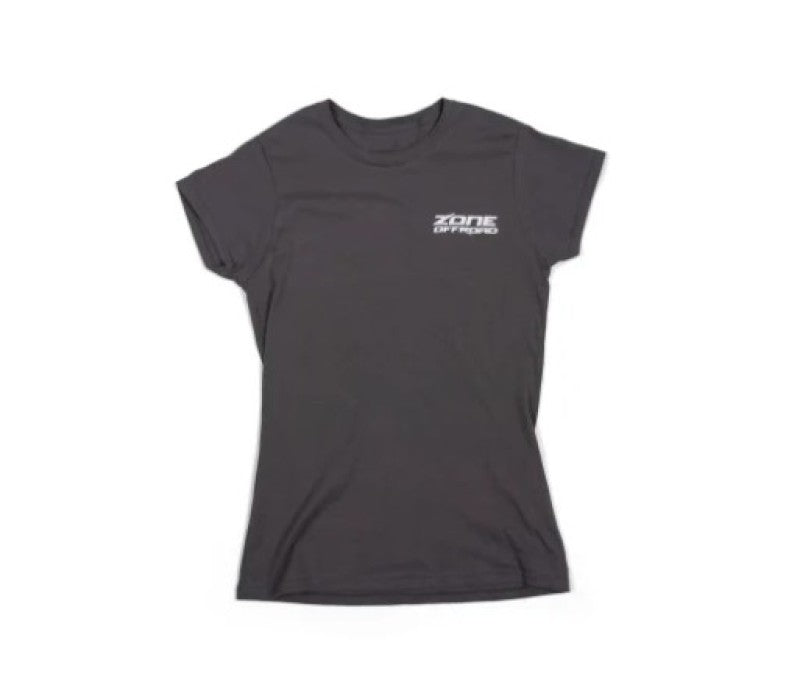 Zone Offroad Charcoal Gray Premium Cotton T-Shirt w/ Zone Offroad Logo - Womens - Medium - ZONU9163M