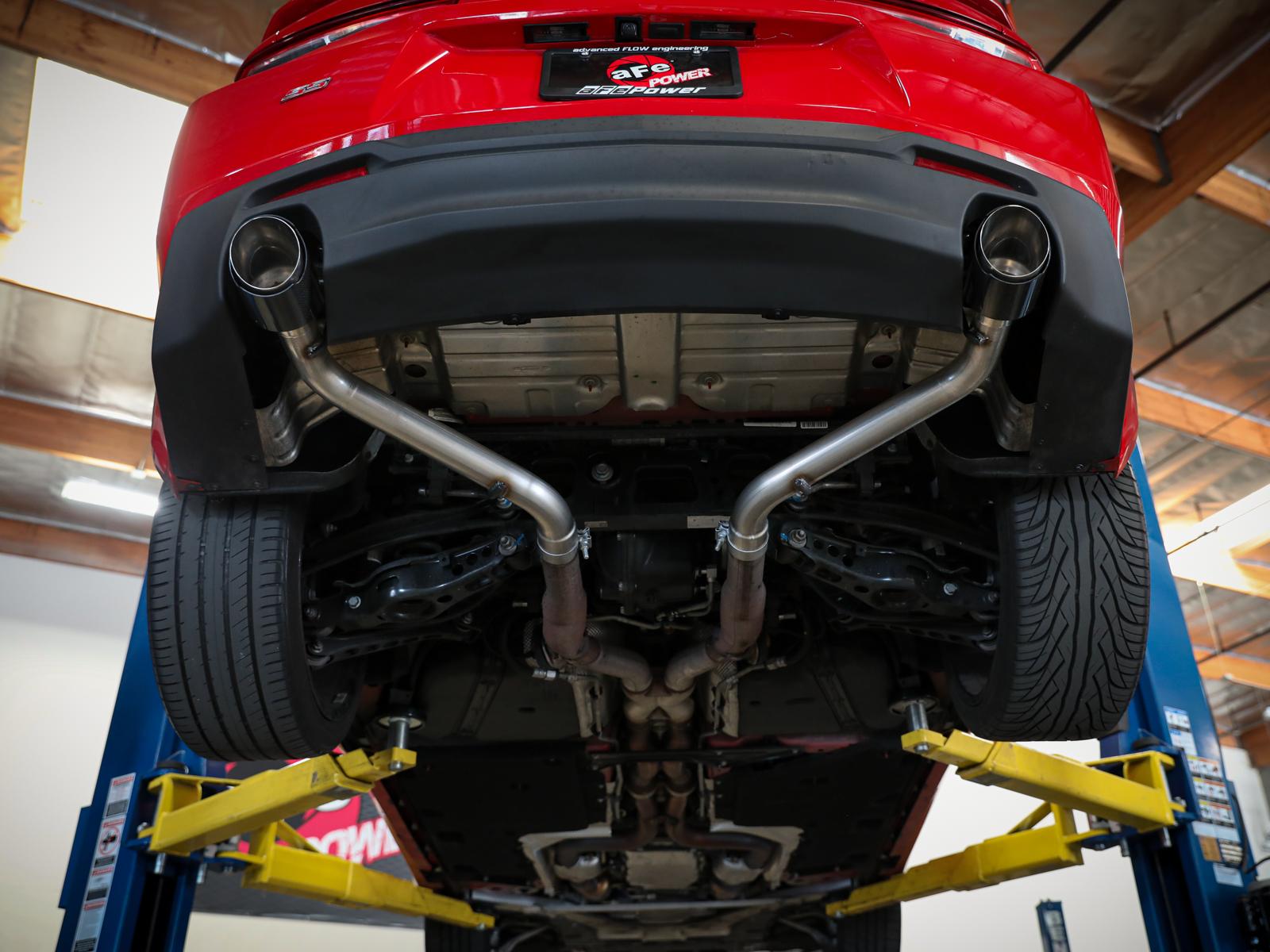 AFE Axle-Back Exhaust System (2016-2020 Chevrolet Camaro SS V8-6.2L) - 49-44118-B