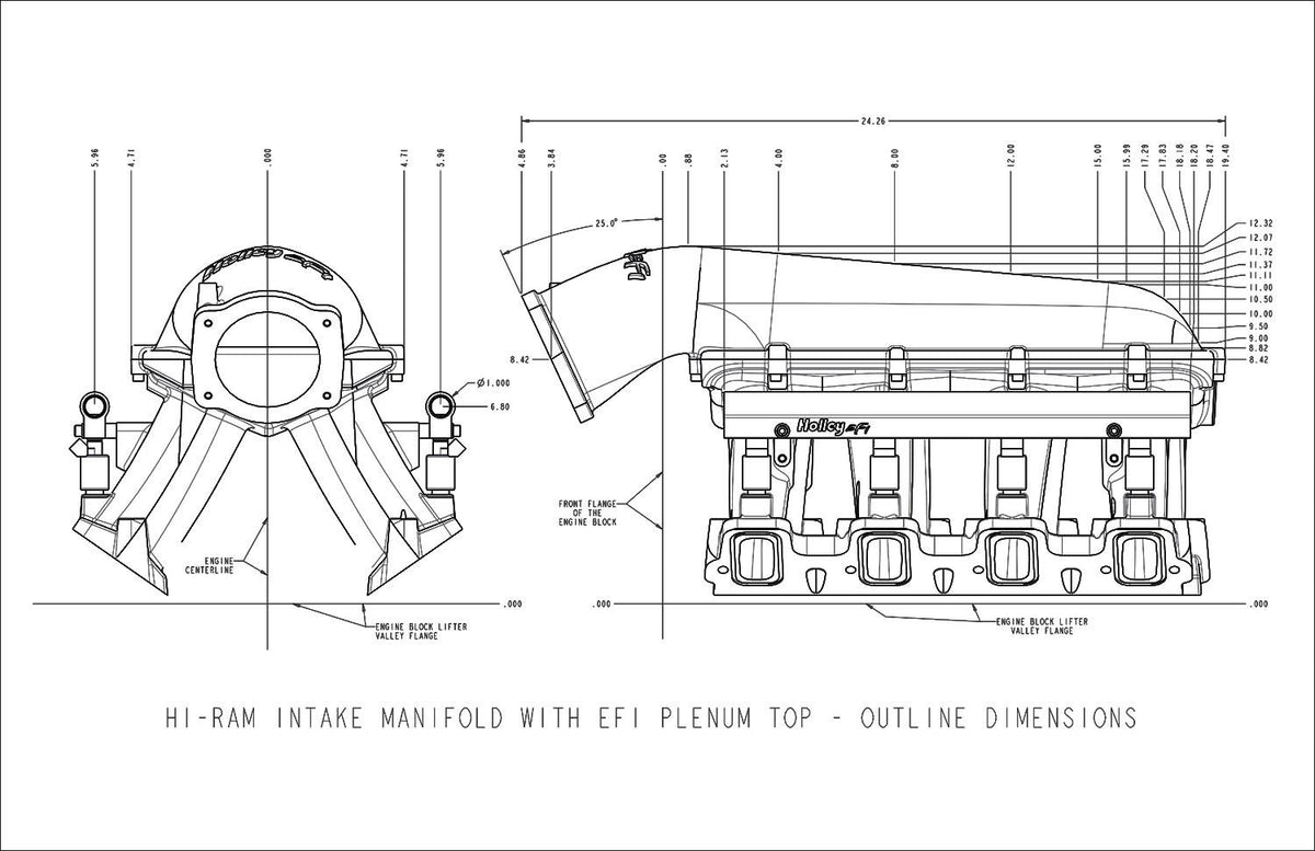 Holley Ls3 Hi-Ram Im, Efi, 1 X 92Mm Ls  - 300-116
