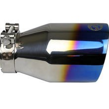 AFE MACH Force-Xp 304 Stainless Steel Clamp-on Exhaust Tip Blue Flame - 49T25404-L071