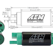 AEM 320lph High Flow In-Tank Fuel Pump (E85)