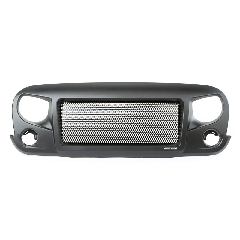 Rugged Ridge Spartan Grille Satin Black; 07-18 Jeep Wrangler Jk - 12034.01
