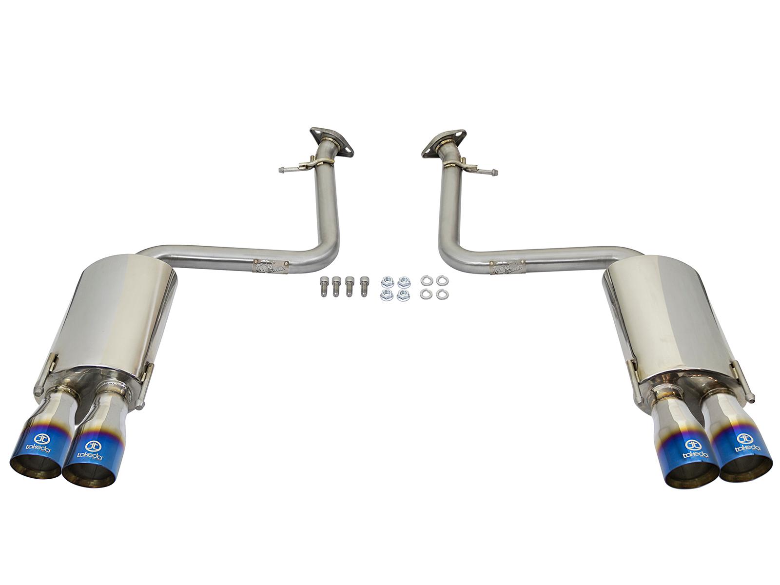 AFE Axle-Back Exhaust System (2018-2019 Lexus RC 300 L4-2.0L (t)) - 49-36037-L
