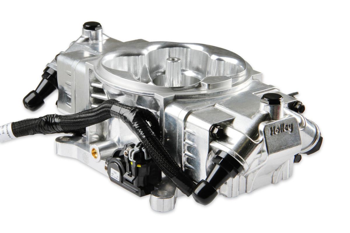 Holley Terminator X Stealth 4150 EFI system with Transmission Control POLISHED - 550-1011