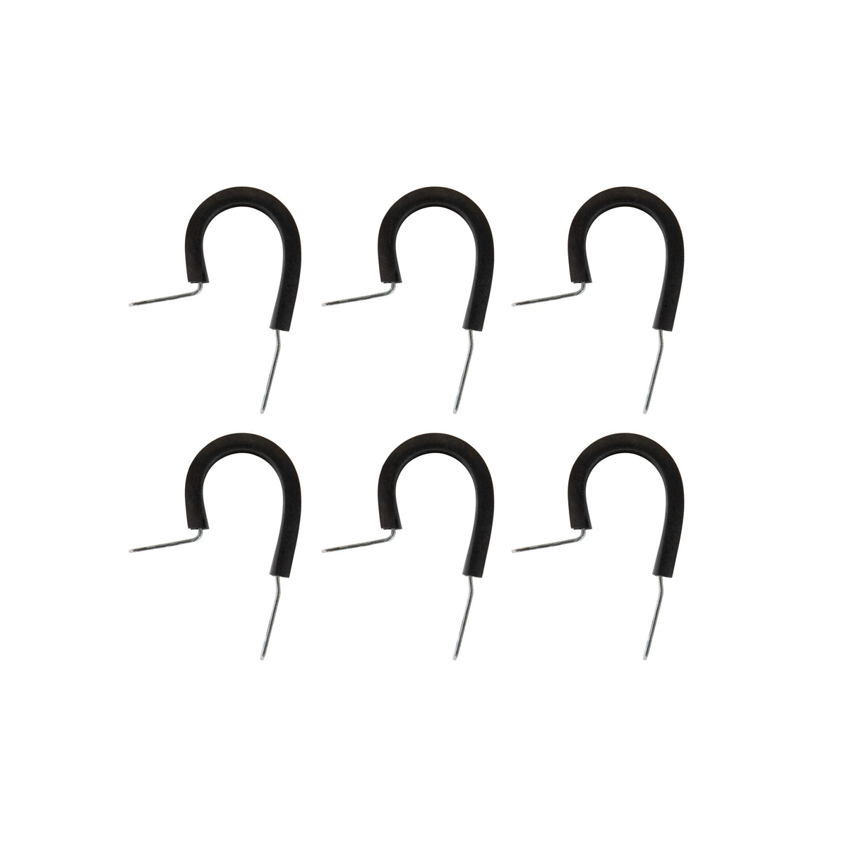 Mr. Gasket Adel Mount Clamps - 3/4 Inch - 6 Pieces.  - 3777G