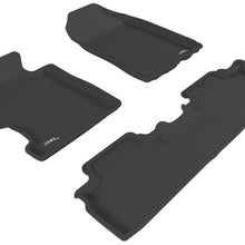 3D MAXpider 2006-2011 Honda Civic Coupe Kagu 1st & 2nd Row Floormats - Black