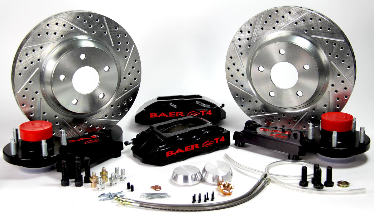 Baer Track4 Brake System Front (1965-1966 Mustang) - 4301504B