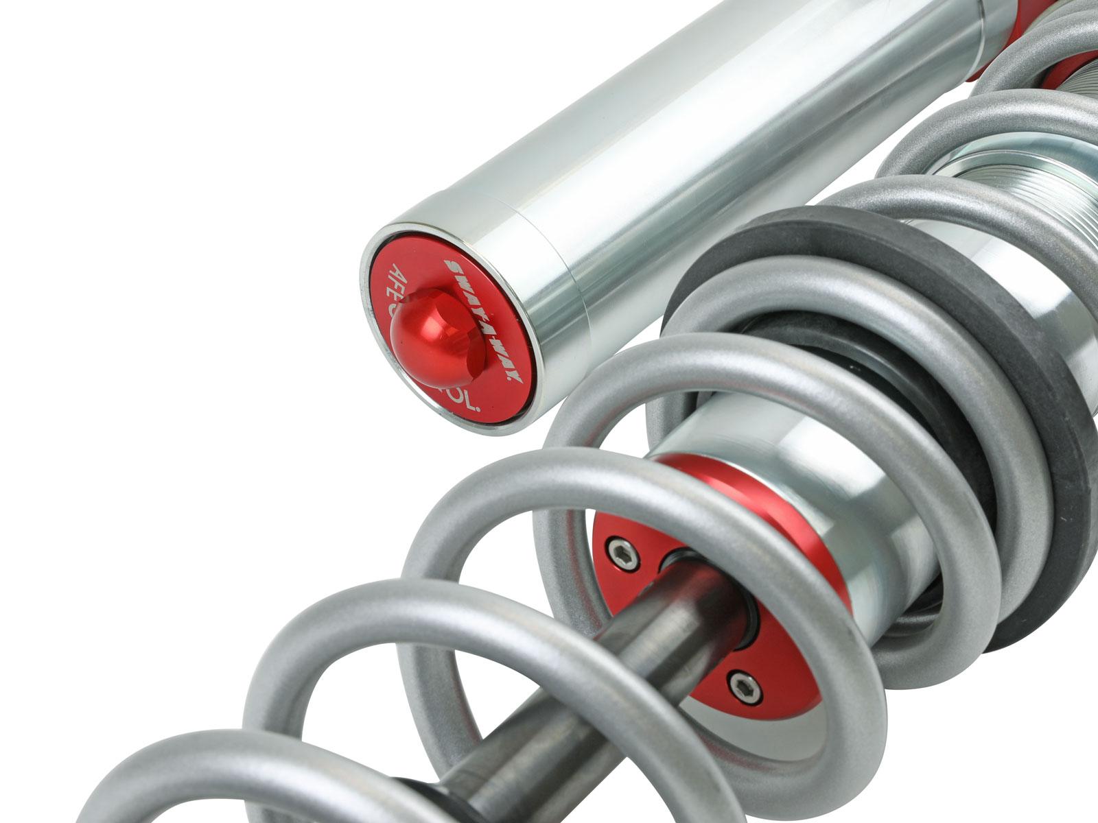 AFE Sway-A-Way 2.5 Front Coilover Kit w/ Remote Reservoirs and Compression Adjusters - 851-5600-02-CA