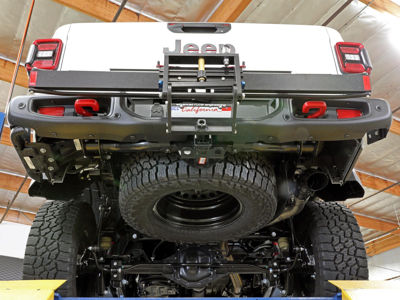 aFe Vulcan Series 3" 304 Stainless Steel DPF Back Hi-Tuck Exhaust System with Black Tip (2021 Gladiator 3.0L) - 49-38094-B