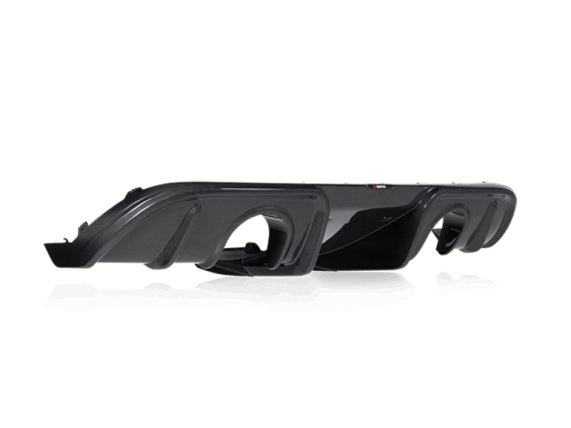 Akrapovic 2020-2020 Porsche Rear Carbon Fiber Diffuser - High Gloss. (2020-2020 718 Cayman, 718 Spyder) - DI-PO/CA/8/G