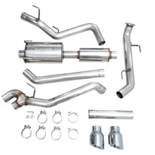 AWE 0FG Exhaust - Dual Chrome Silver Tips (2024+ Toyota Tacoma 2.4T) - 3015-32254