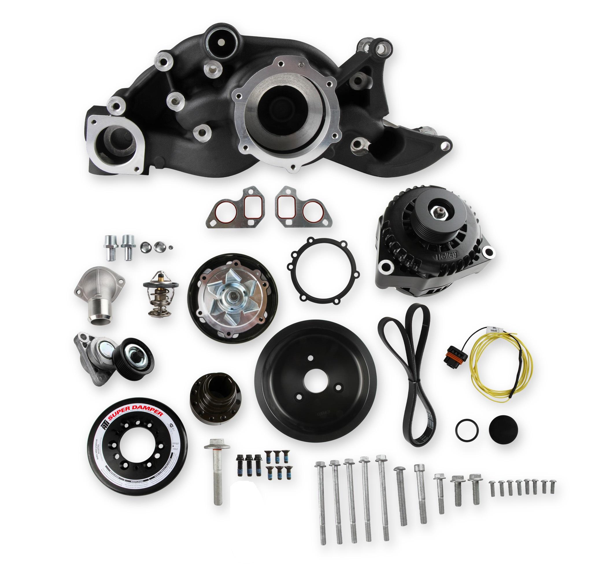 Holley Premium Mid-Mount Race Accessory System-Black Finish.  - 20-182BK