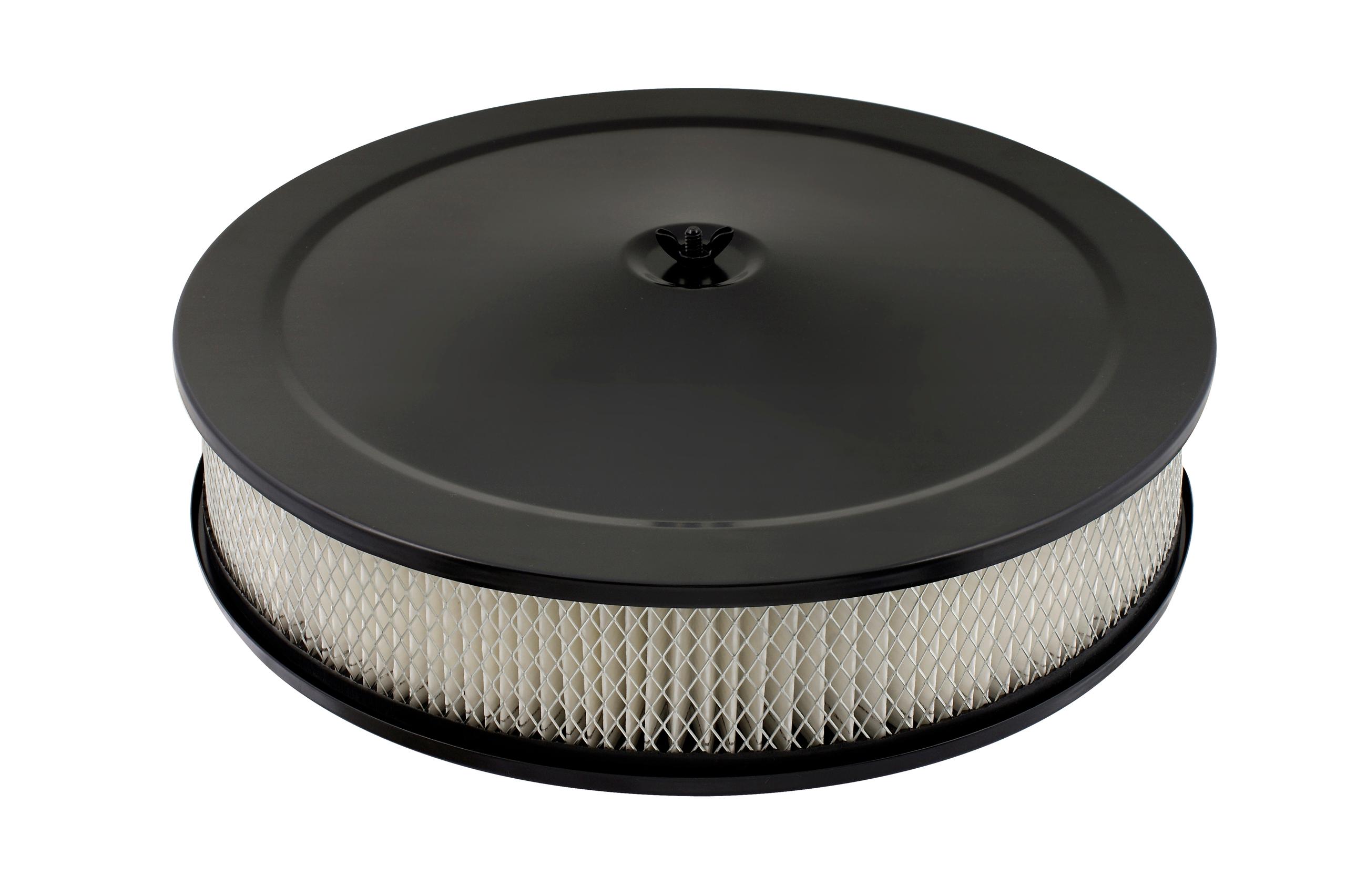 Mr. Gasket Competition Air Cleaner - Flat Black.  - 9790BP