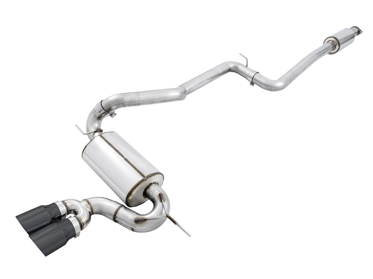 AWE 3020-33040 2013-2018 Focus ST Touring Edition Catback Exhaust with Diamond Tips (Resonated)