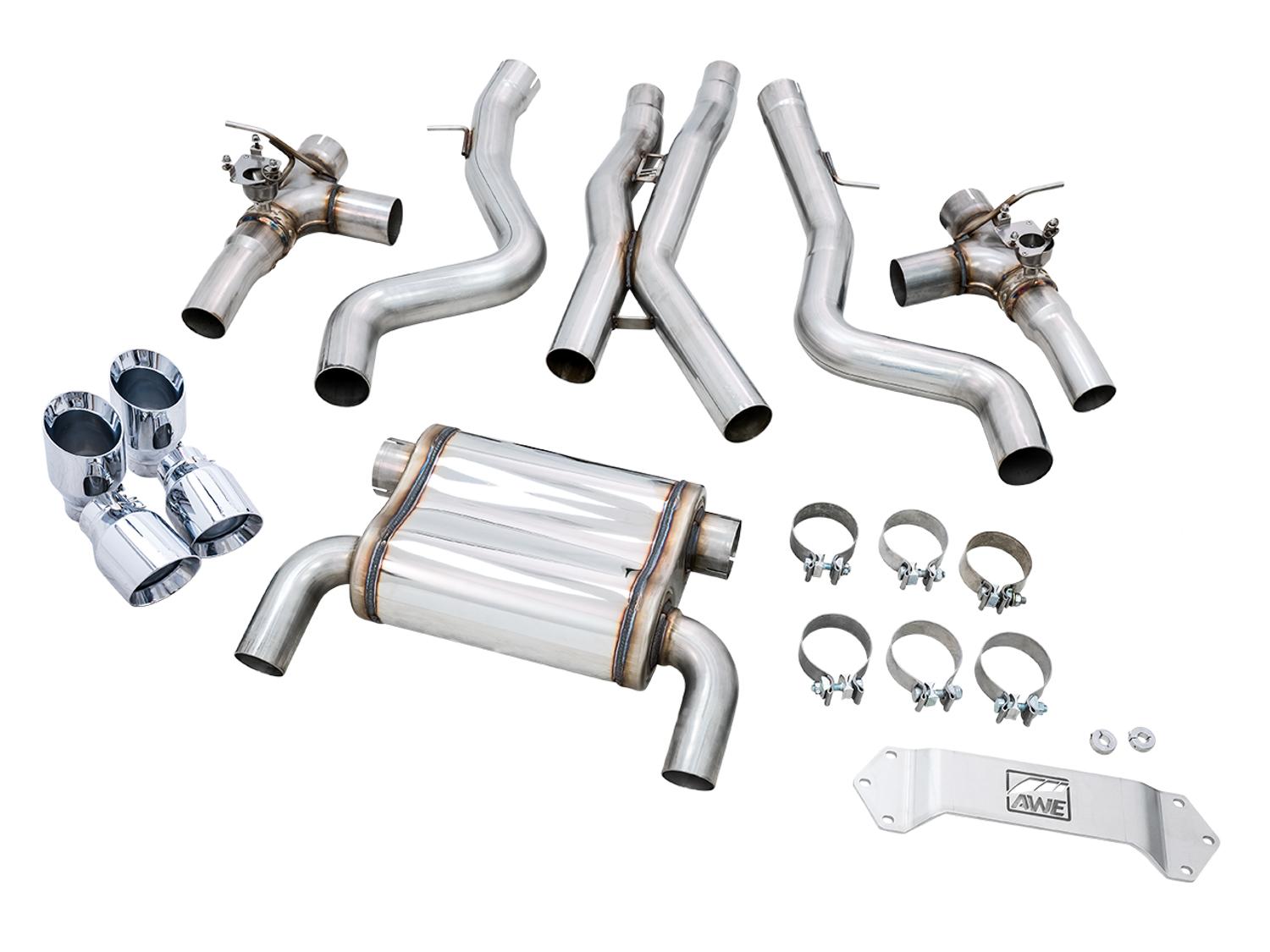 AWE SwitchPath™ Catback for BMW F8X M3/M4 - 3025-42070