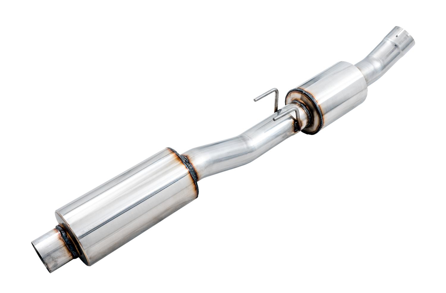 AWE Touring Edition Exhaust for FK8 Civic Type R (includes Front Pipe and DualPhase Mid Pipe) - Triple Diamond Black Tips - 3015-43000