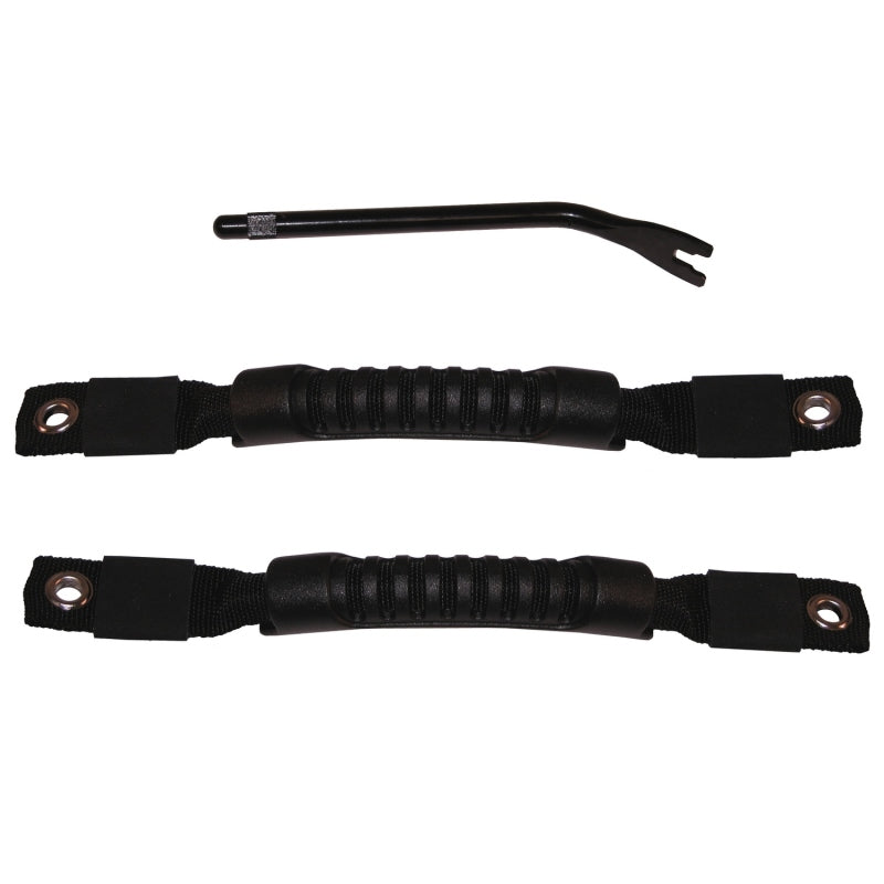 Rugged Ridge This Pair Of Black Door Pull Straps From Rugged Ridge Fit 97-06 Jeep Wrangler. - 11826.01
