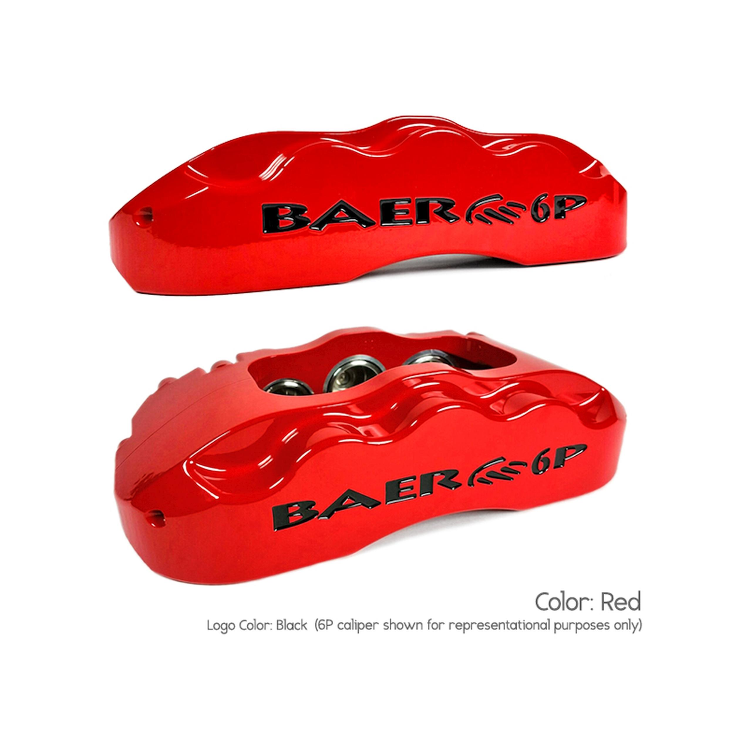 Baer 13" Pro+ Rear Brake Kit, Red, SDZ (1971-1976 Caprice , Impala) - 4302540R