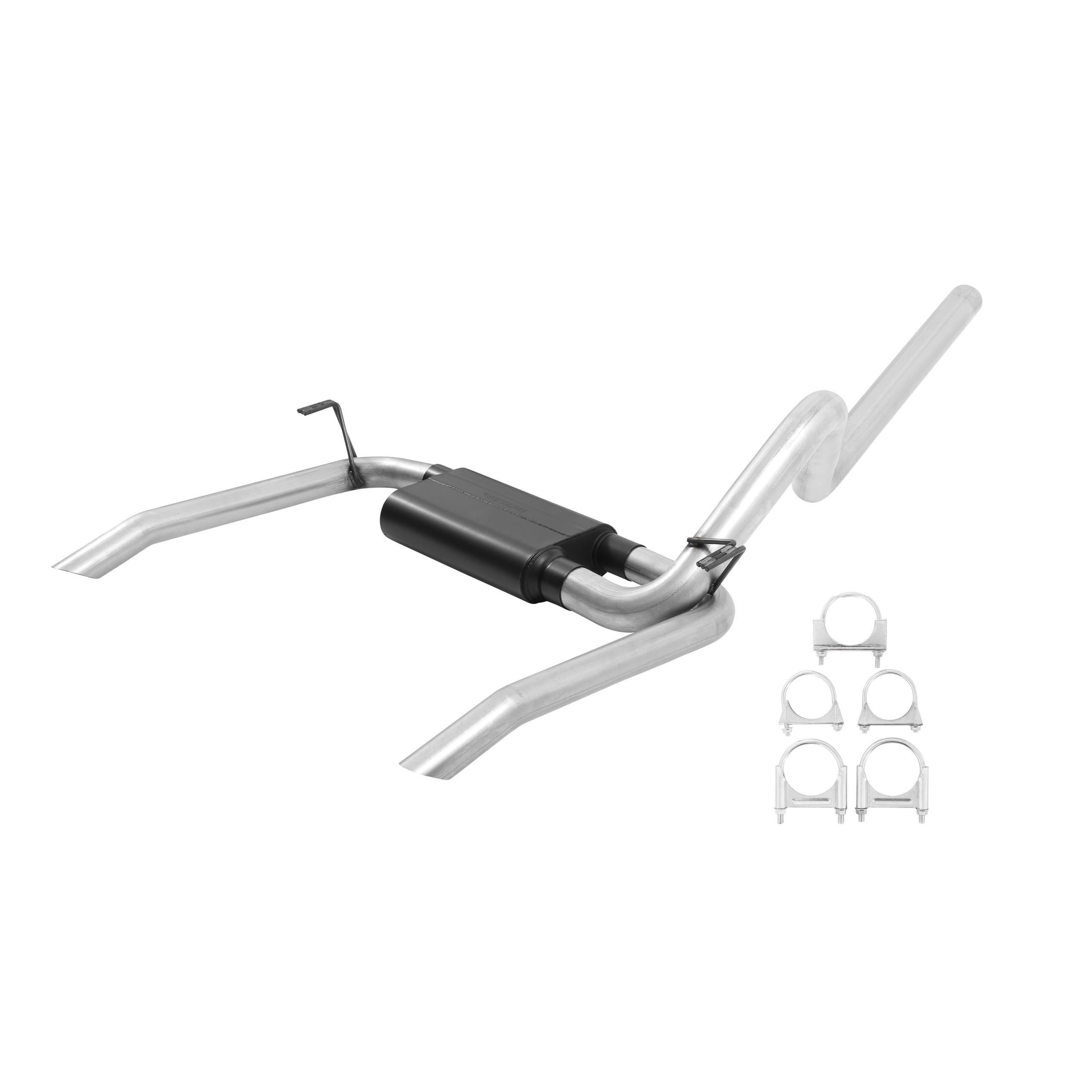 Flowmaster Cat-back System - Dual Rear Exit - American Thunder - Aggressive Sound
