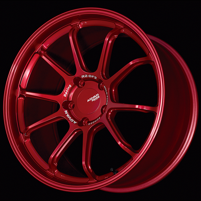 ADVAN RACING RZ-DF2 for Porsche 20X9.0 +56 5-130 RACING CANDY RED - YAF0I56TCR