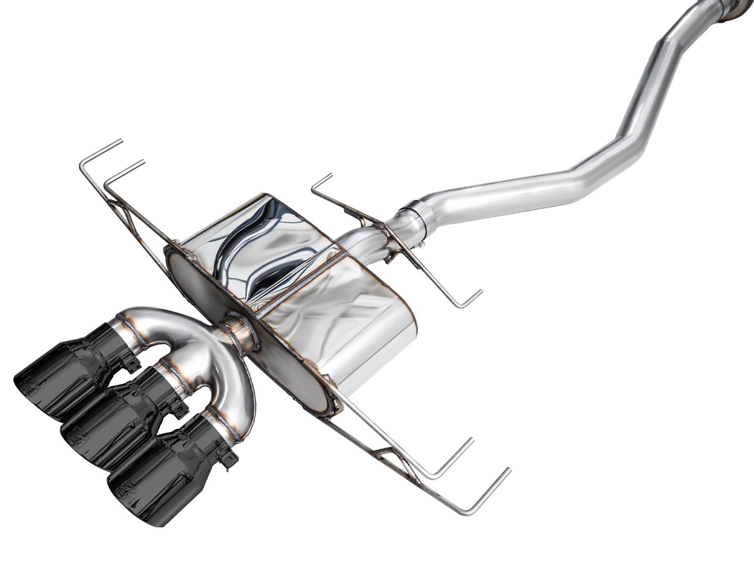 AWE Touring Edition Exhaust for DE5 Integra Type-S - Triple Diamond Black Tips - 3015-53335