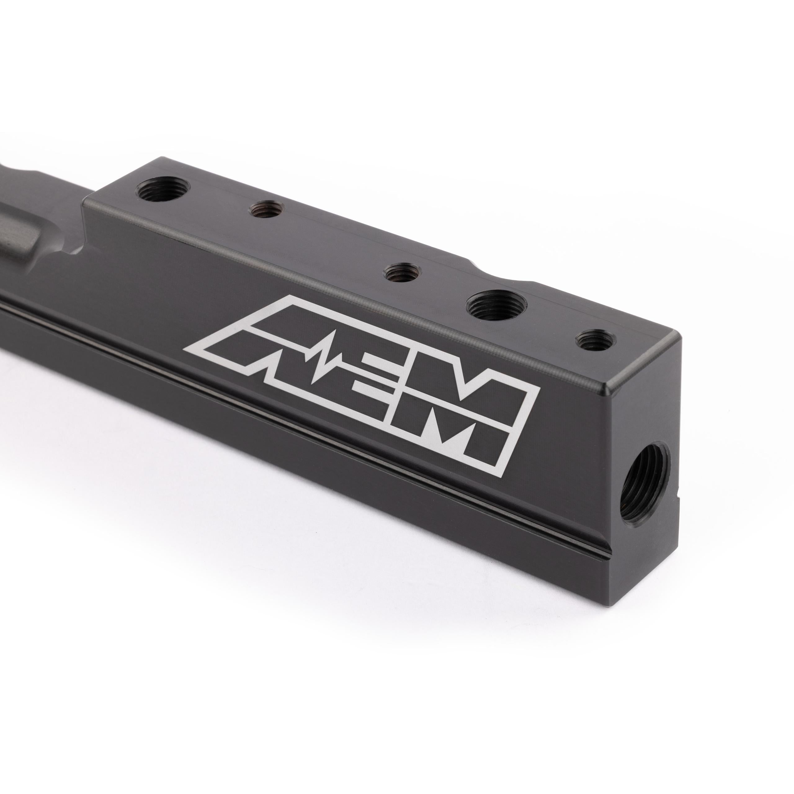 AEM Black Fuel Rail (99-00 Honda Civic Si) - 25-103BK