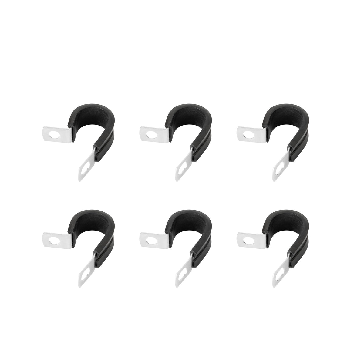 Mr. Gasket Adel Mount Clamps - 3/4 Inch - 6 Pieces.  - 3777G