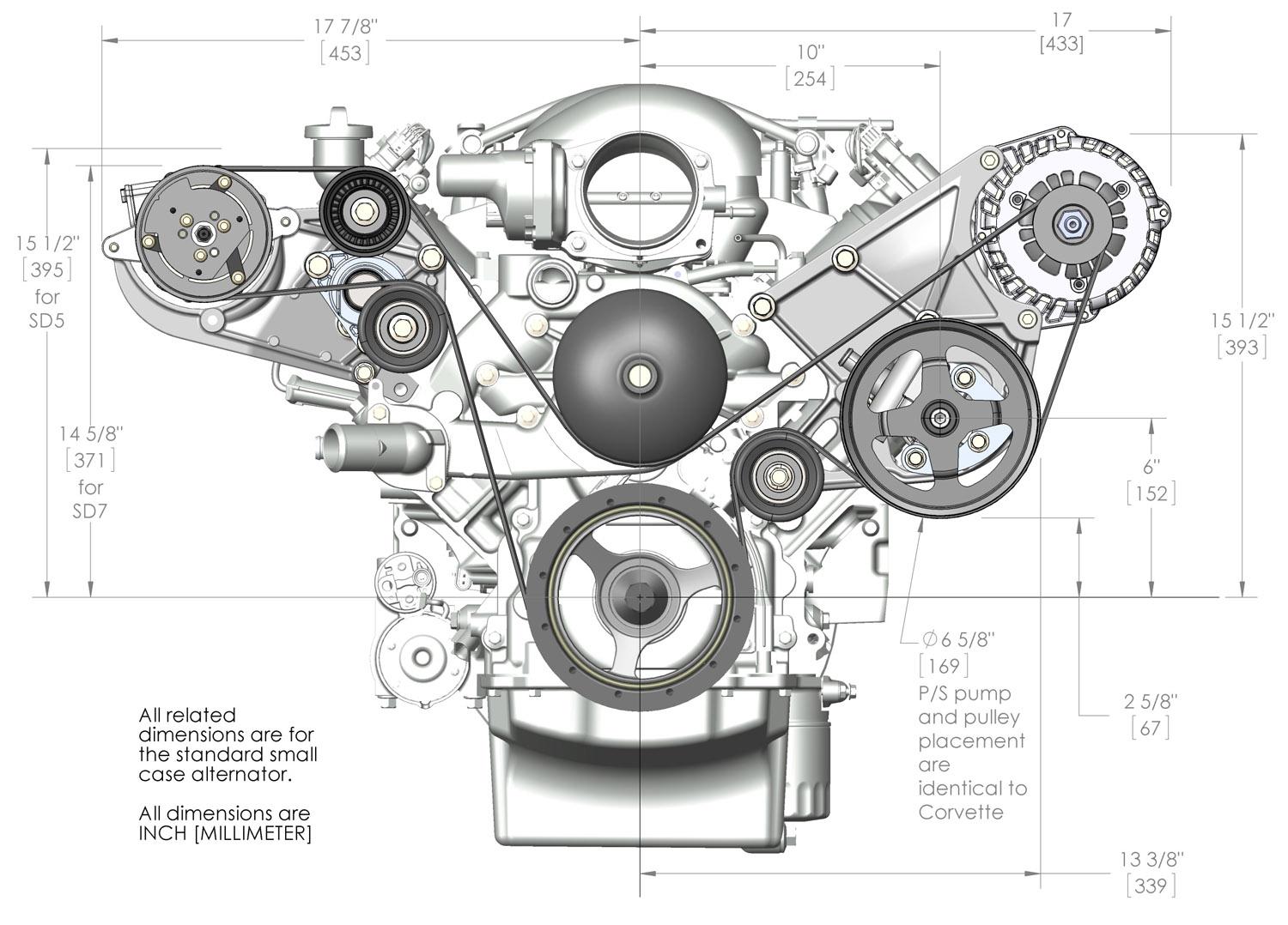 Holley LS/LT Accessory Drive Bracket - Passenger's &amp; Driver's Side Brackets.  - 20-132