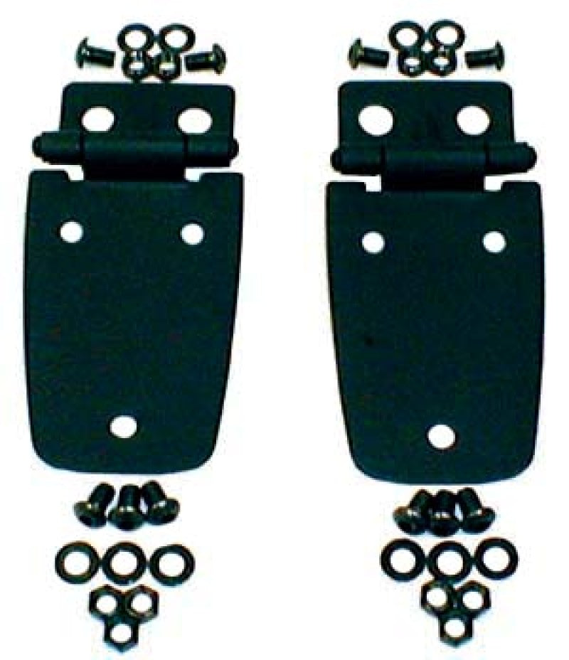 Rugged Ridge Hood Hinge Black; 97-06 Jeep Wrangler Tj - 11205.02
