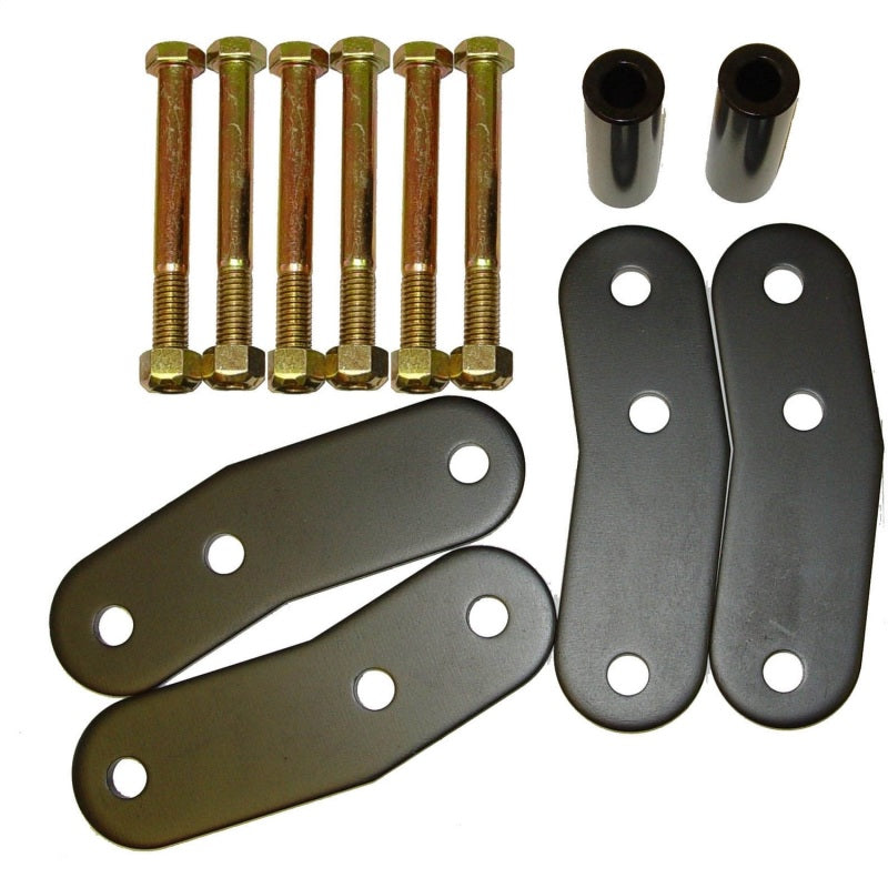Rugged Ridge Suspension Leaf Spring Shackle Kit Rear 1 Inch Lift Hd; 87-95 Yj - 18265.17