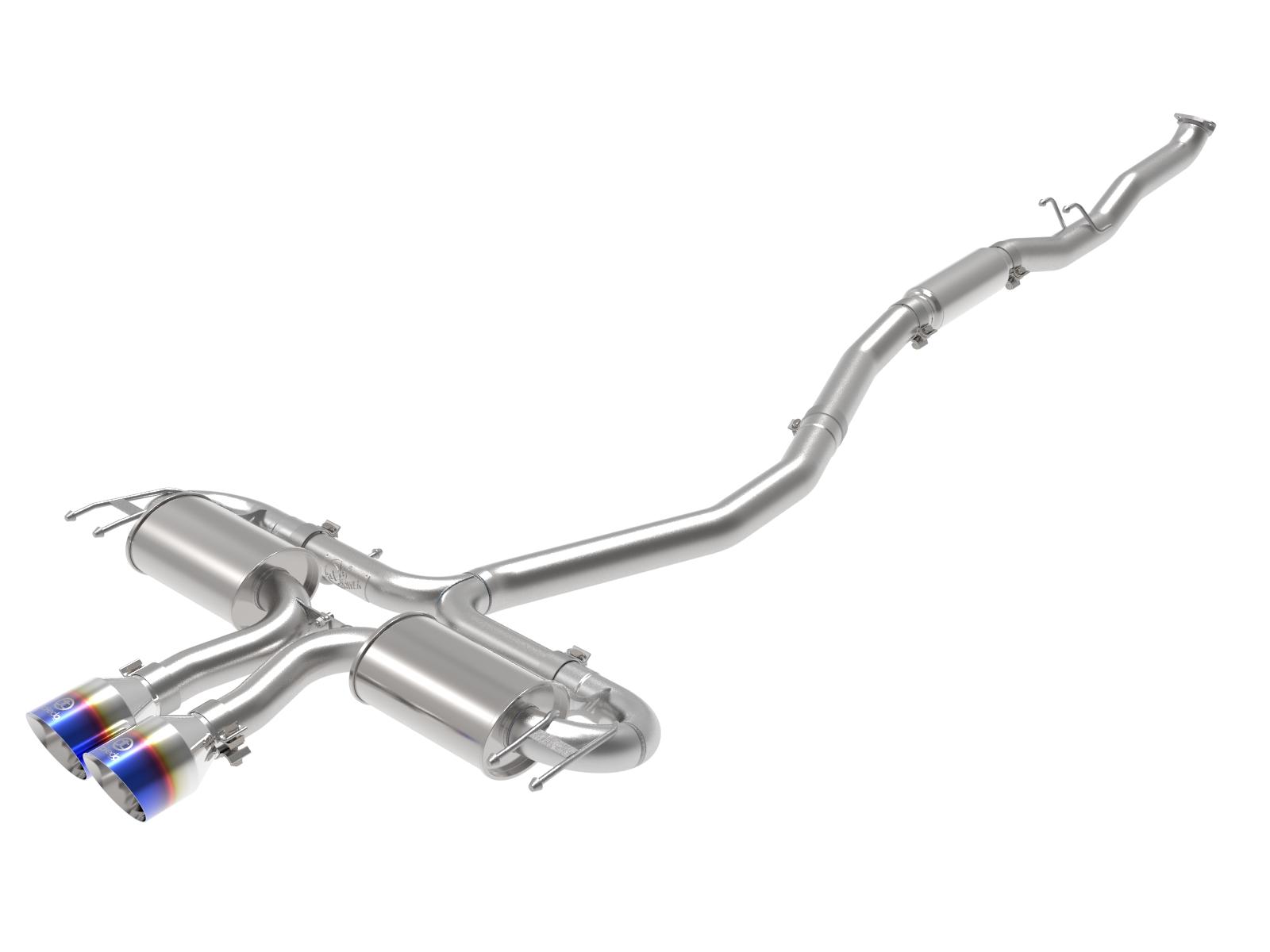 AFE Cat-Back Exhaust System (2017-2020 Honda Civic Sport L4-1.5L (t)) - 49-36624-L