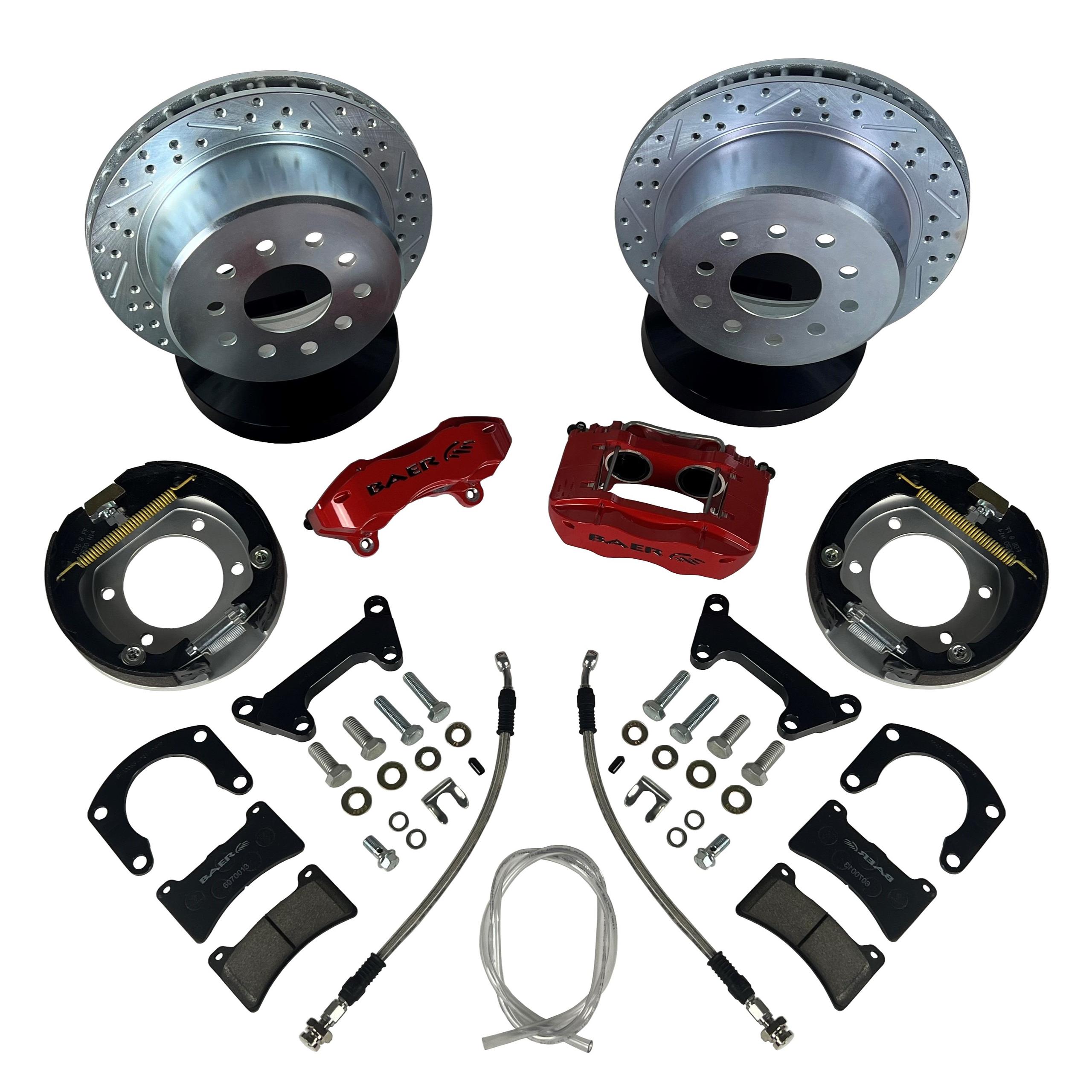 Baer 11" SS4 Rear Brake Kit, Comp Yellow, SDZ - 4262773CY