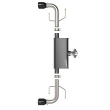 AFE Takeda 2-1/2 IN 304 Stainless Steel Axle-Back Exhaust System w/ Black Tip (Mazda CX-5 19-22 L4-2.5/2.5L (t)) - 49-37021-B