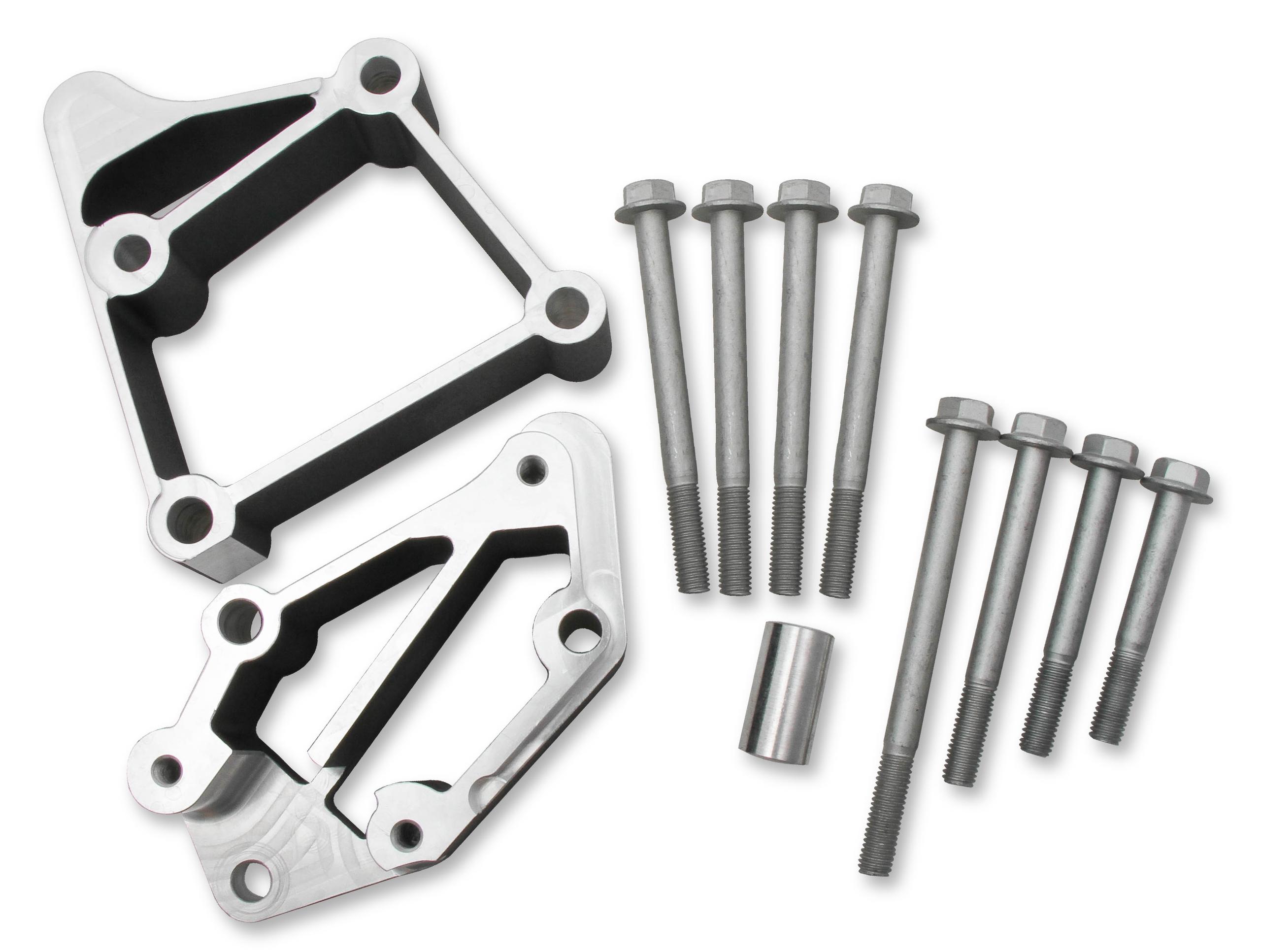 Holley LS Accessory Drive Bracket - Installation Kit for Long Alignment.  - 21-3BK