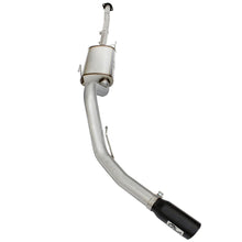 AFE MACH Force-Xp 3 IN to 3-1/2 IN 409 Stainless Steel Cat-Back Exhaust w/ Black Tip (2015-2020 F-150, F-150) - 49-43068-B