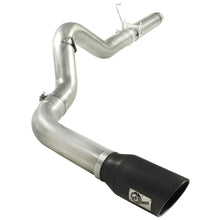 AFE ATLAS 5 IN Aluminized Steel DPF-Back Exhaust System w/Black Tip (2007-2012 2500, 3500, Ram 2500, Ram 3500) - 49-02016-B
