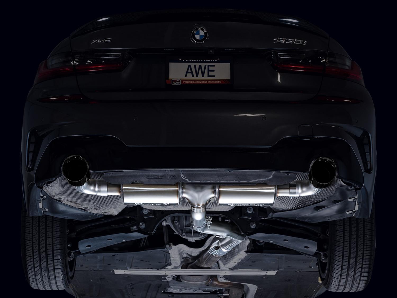 AWE Touring Edition Axle-back Exhaust for BMW G2X 330i/430i - 3015-33429