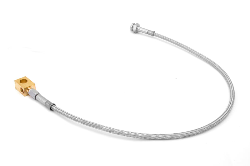 Rugged Ridge Brake Hose Kit Rear Braided Stainless Steel; 76-86 Jeep Cj - 16735.04